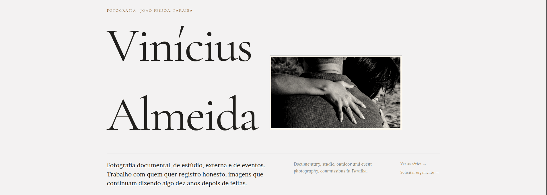 Screenshot do projeto Portifólio Institucional